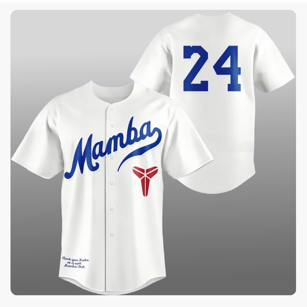 Kobe Bryant MAMBA Men’s Baseball Jersey 
Brand New
Size S